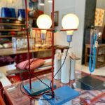 lampe industrielle recyclée