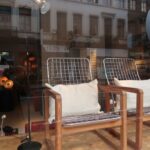 Vitrine de notre magasin vintage à Bruxelles